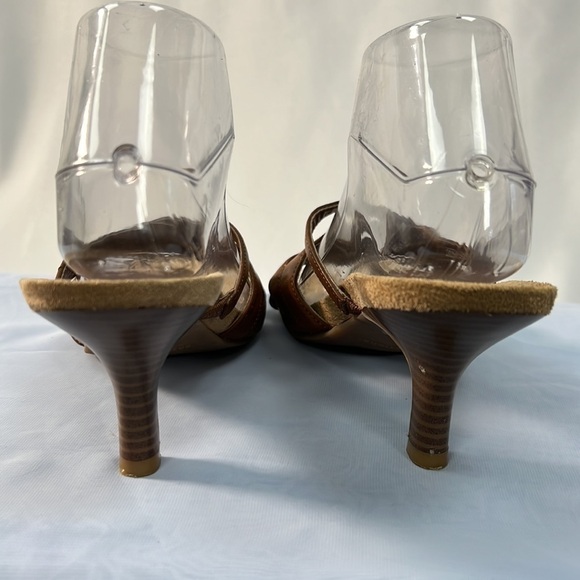 Predictions brown heeled sandals size 8.5 - Picture 5 of 11